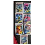 Lot of 7 Marvel Universe 1990 Cards Spider-Man & M
