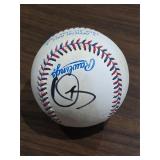 1995 All Star Game Baseball Signed Manny Ramirez
