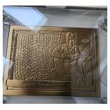Highland Mint Frank Thomas 23K Gold Card Set