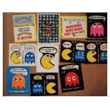 Lot of 11 1980-82 Pac Man Cards & Stickers
