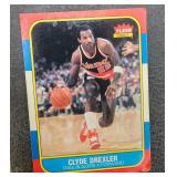 1986 Fleer Clyde Drexler Card