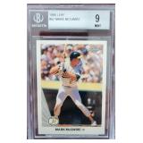 1990 Leaf Mark McGwire BGS 9 Mint #62
