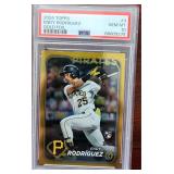 PSA 10 2024 Topps Endy Rodriguez Gold Foil RC