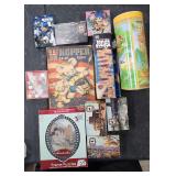 LG Box Full Of VTG Puzzles & More