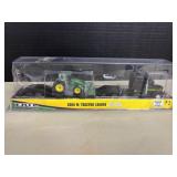 ERTL John Deere Semi with Tractor Loader toy set