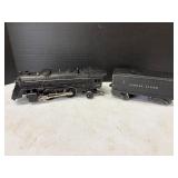 Lionel #1655 2-4-2 Steam Locomotive & tender car