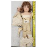 Two early 1900s GermanArmand Marseille Dolls