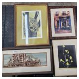 4 Framed Prints