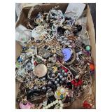 Unsearched Box Full 5lbs + Of Costume Jewelry
