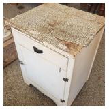 VTG White Cabinet With drawer