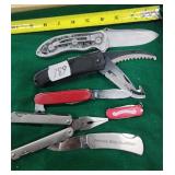 Lot Of 6 Pocket Knives