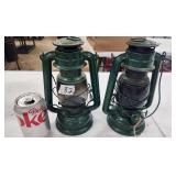 Two Green VTG Lanterns