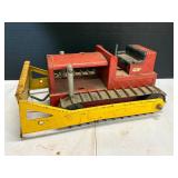 vintage Structo pressed-steel toy bulldozer