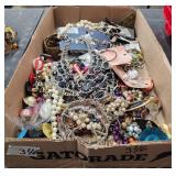 Unsearched Box Full 5lbs + Of Costume Jewelry