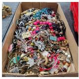Unsearched Box 5lbs Plus Of Costume Jewelry