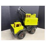 TONKA Turbo Diesel Clam Bucket Crane Truck Green