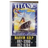 VTG Titanic Metal Sign & Local Advertising Sign