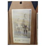 12 Antique Photo Tags Cabinet Cards CDV Victorian