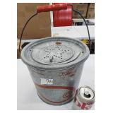 VTG My Buddy Galvanized Minnow Bucket