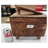Antique Shoe Shine Kit With Brushes & Paste