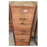 Antique Oak Filing Cabinet