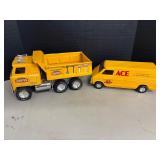 Ace hardware delivery van & Ertl Dump Master