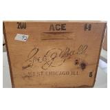 Antique Geo. J. Ball Shipping Crate
