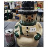 VTG McCoy Snowman Cookie Jar