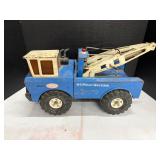Mighty Tonka 1970's Blue Tow Truck Wrecker