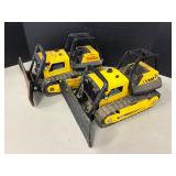 Lot of 2 vintage Tonka metal bulldozers