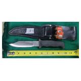 Long Blade Hunting Knife With Case