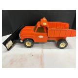 Tonka Dodge Dump Truck with a Snow Plow Blade