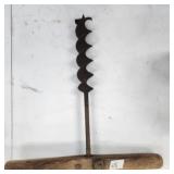 Antique T Handle Barn Beam Drill