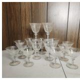 Severance Starfire Crystal Cocktail Glasses