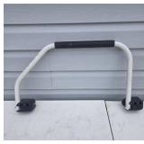 RV Door Handle with Black Grip