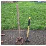 Barco Industries Tamper and Sledgehammer