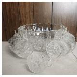 Hazel Atlas 'Williamsport' Punch Bowl Set