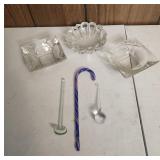 Glassware Set with Candy Cane