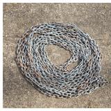 50-Foot Long 1/4-Inch Steel Chain