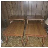 Wooden Tiered Side Tables