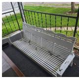 6 Ft Wood Porch Swing With Chain