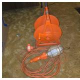 Industrial Work Light with Extension Reel