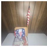 American Flag with Flagpole and Accessories