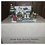 North Pole Service Station Figurine