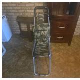 Rolling Fishing Stool With Camouflage Design