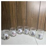 Norman Rockwell Glassware Collection Set of 6