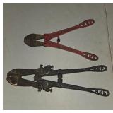 Two Vintage Bolt Cutters
