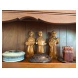 Wooden Musician Figurines