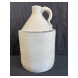 Stoneware Jug With Handle, 12 Inches Tall