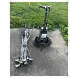 Hippo Golf Cart With Clubs